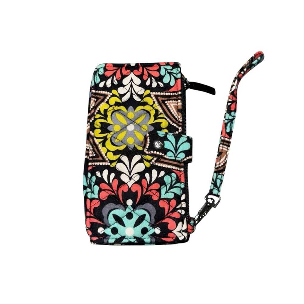 Vera Bradley Sierra Paisley Quilted Zipper Wallet